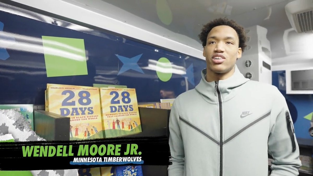 Take a look back at our visit to Urban Ventures with Wendell Moore & Wolves Crunch‼ The Education Station powered by Xcel Energy MN will continue to provide books from Black authors and highlight Black stories throughout #BlackHistoryMonth