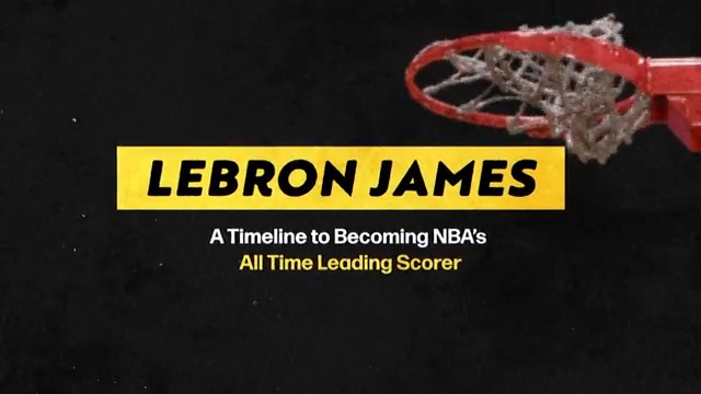 LeBron James broke Kareem Abdul-Jabbar's NBA career scoring record in an arena rocked by fans anticipating a crowning moment in his 20-year career. Here's a timeline of James' pursuit of the No. 1 spot.