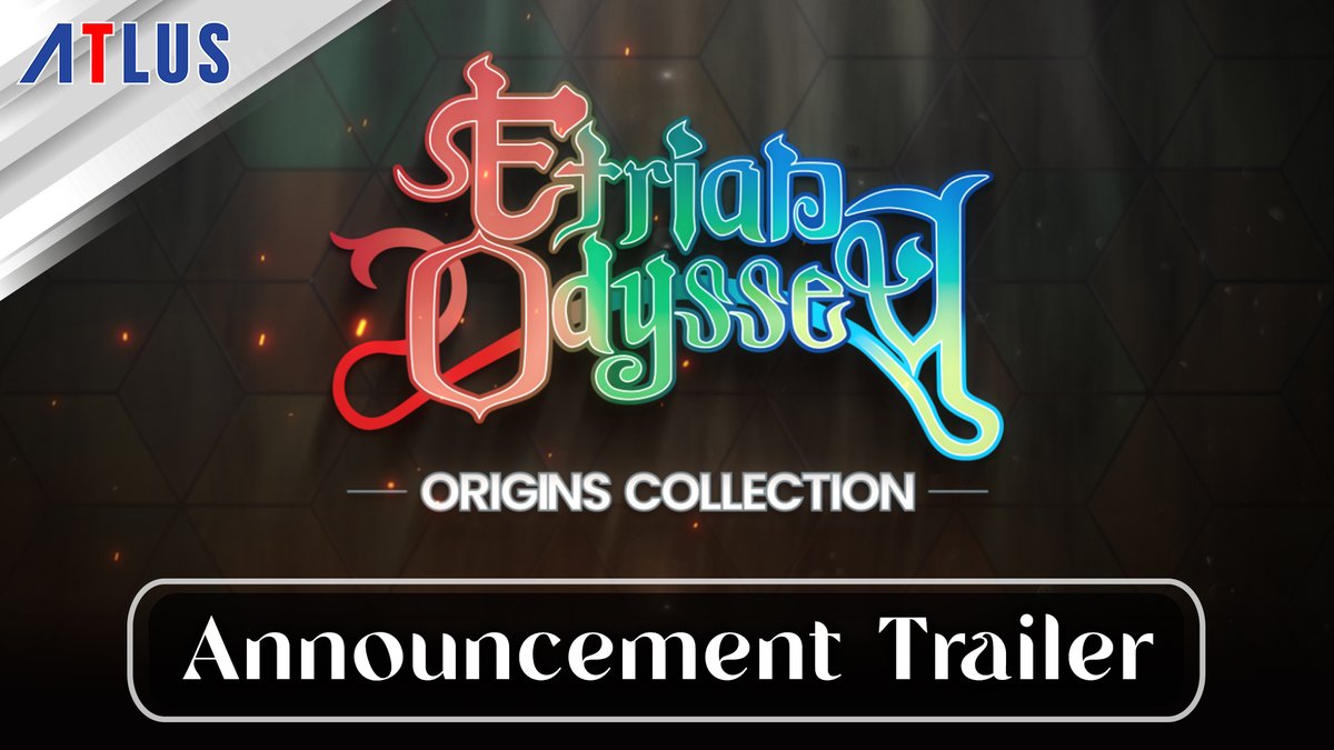 Explore the beginnings of this RPG classic with three remastered, timeless labyrinth-crawling adventures! 🗺️ Etrian Odyssey Origins Collection releases June 1st, 2023 for Nintendo Switch and Steam!