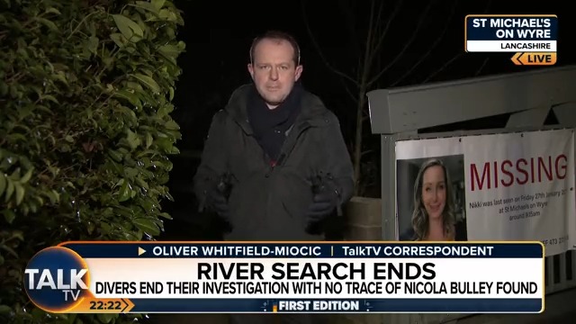 A group of men believed to have travelled from the Liverpool area, to search for Nicola Bulley in an abandoned house by the River Wyre, have been issued with a dispersal order.