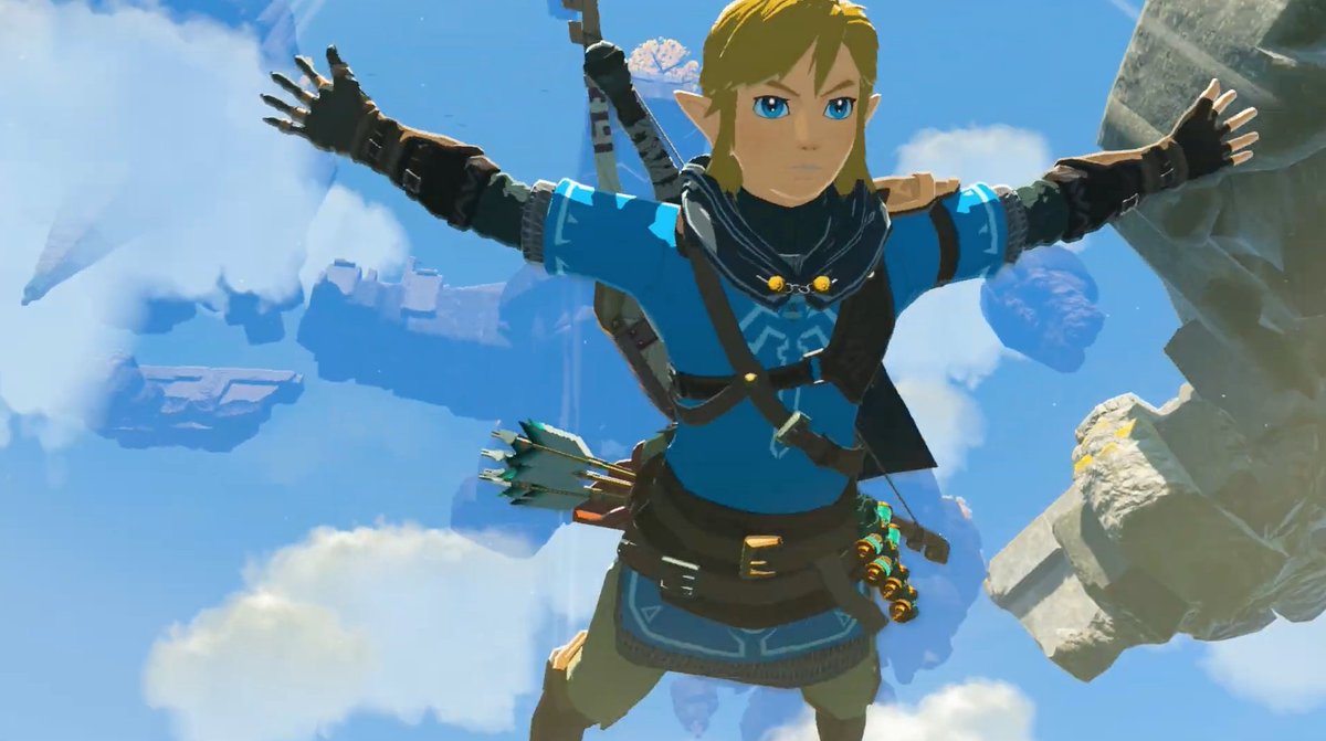 BREAKING: The Legend Of Zelda: Tears of the Kingdom just revealed an epic new cinematic gameplay trailer! Get your first look. #NintendoDirect