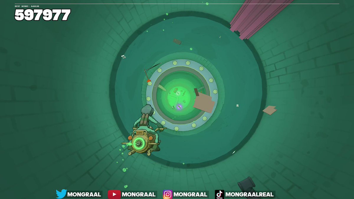 Ended 1st in dookeydash Bored Ape Yacht Club 🍌 This is the last 3+ mins from my rank 1 score 🤝