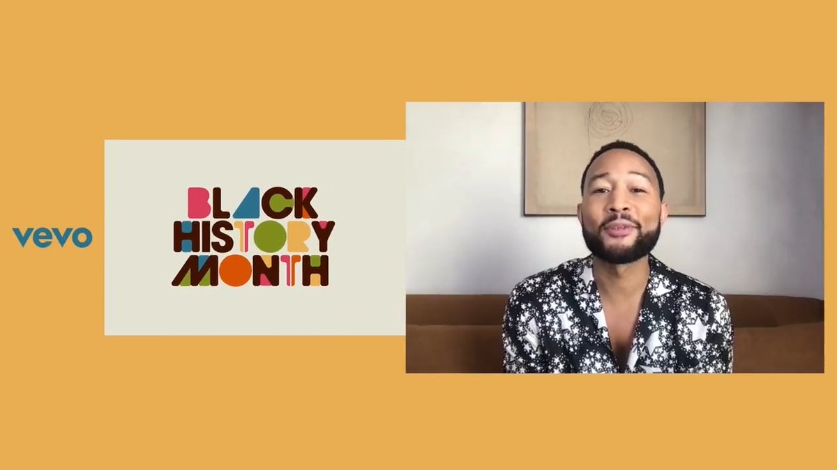 Celebrate #BlackHistoryMonth with @JohnLegend on Vevo R&amp;B. 🎹