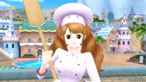 【新キャラクター紹介】 ■初めての協同作業 シャーロット・プリン 属性:緑 スタイル:ディフェンダー 『さ!食べて』で出現させた2つのお菓子は、自チームの味方が触れると体力回復と防御力増加を付与! お菓子は味方と分け合ったり、ピンチを見越して残しておいたりしよう🎵 #バウンティラッシュ