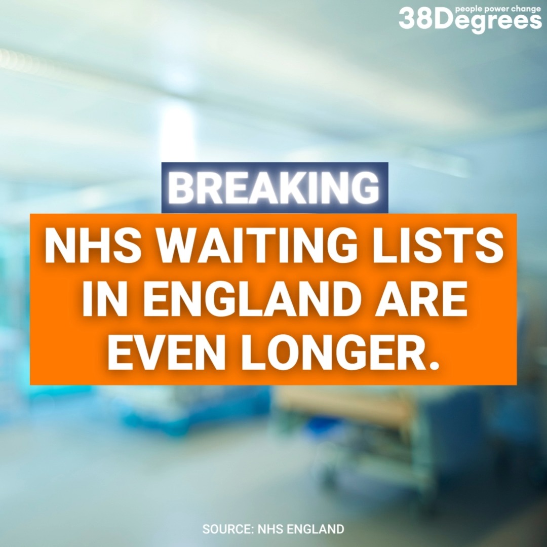 🚨 NHS waiting lists ROSE despite Rishi Sunak's promise to cut them. This shows in the clearest possible terms how the Government's neglect of the NHS is putting lives at risk. Prime Minister, we're watching. Instead of making empty promises, give our NHS the funding it needs.