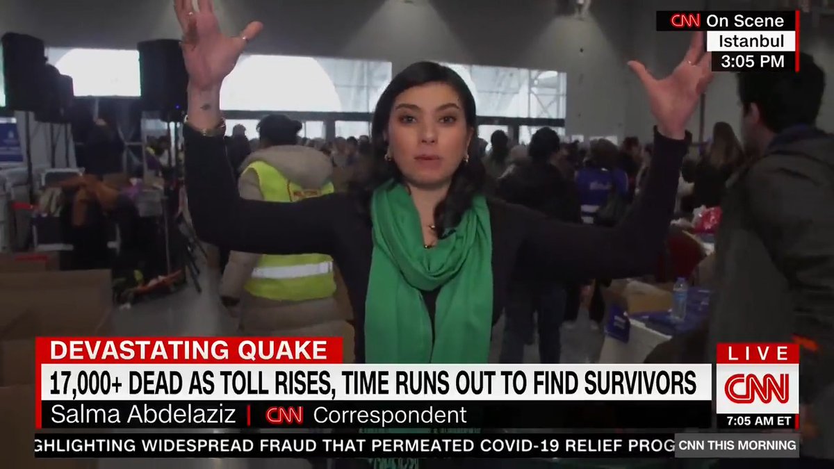A massive effort is underway to get aid to those affected by the earthquake in Turkey and Syria. Salma Abdelaziz reports from an aid centre in Istanbul