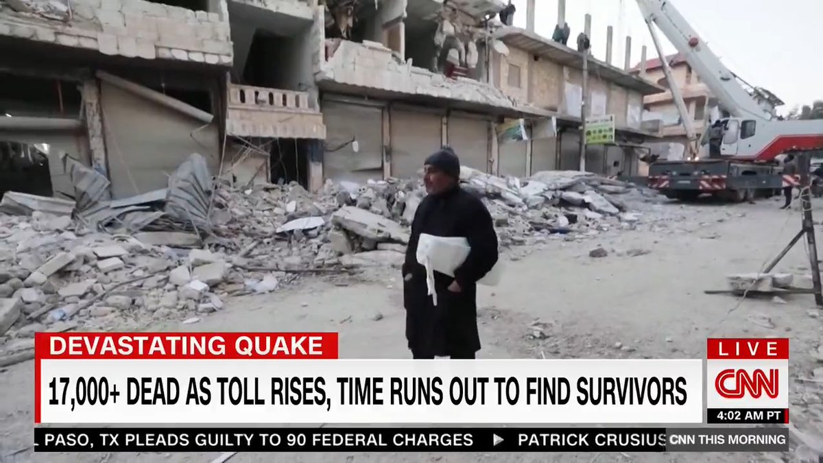 More than 17,000 people have been killed and tens of thousands injured after a magnitude 7.8 earthquake struck Turkey and Syria on Monday. Read the latest: