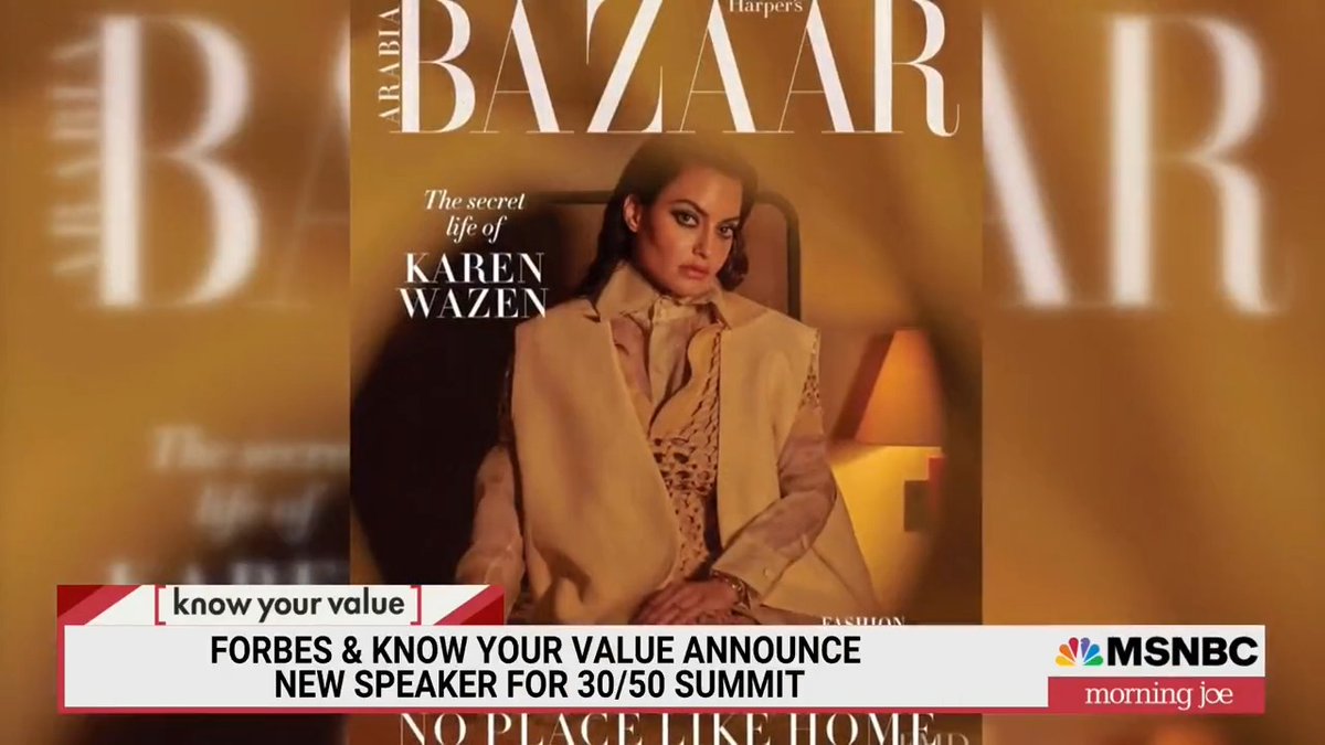 .Huma Abedin, Vice Chair of the #Forbes3050 Summit, presented by Forbes &amp; Know Your Value, joined Morning Joe to announce that karenwazen كارن وازن is now a speaker at the landmark women's summit. Sign up here: