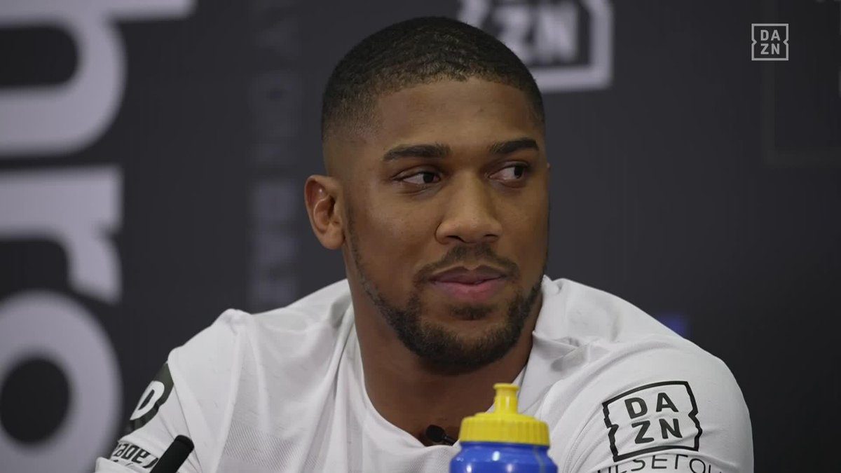 AJ: "No pressure on my side" 💨 #JoshuaFranklin #AJonDAZN