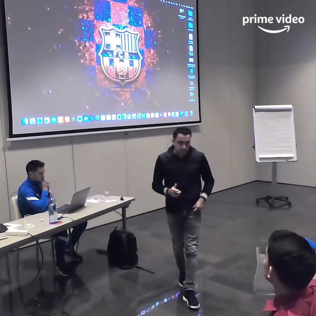Le secret de Xavi pour insuffler la grinta à ses joueurs. 🫡 🎥 Prime Video Sport France
