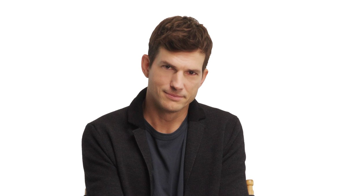 Ashton Kutcher explains why your mom thinks he's hot.