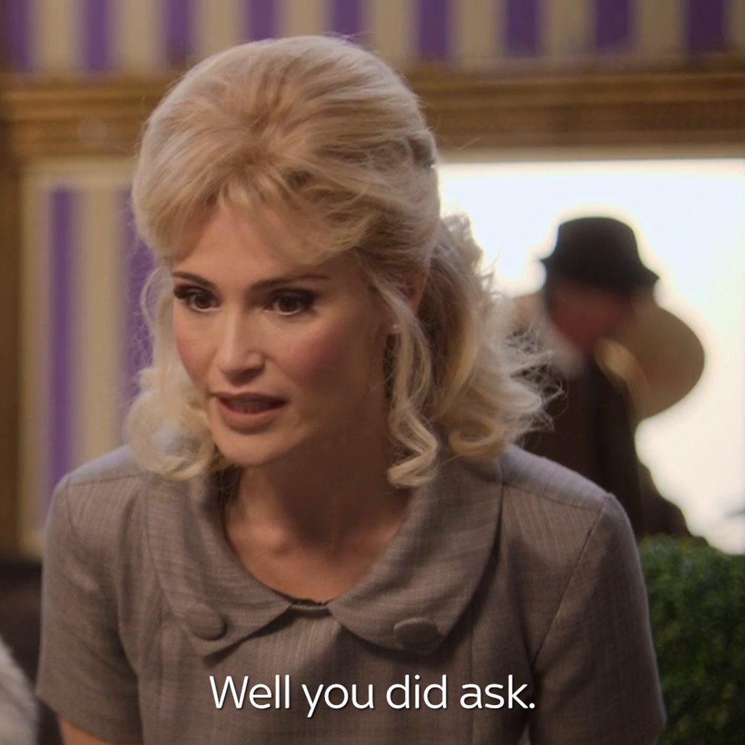 Barbara made some points. Catch Gemma Arterton in #FunnyWoman, tonight at 9pm on Sky Max.