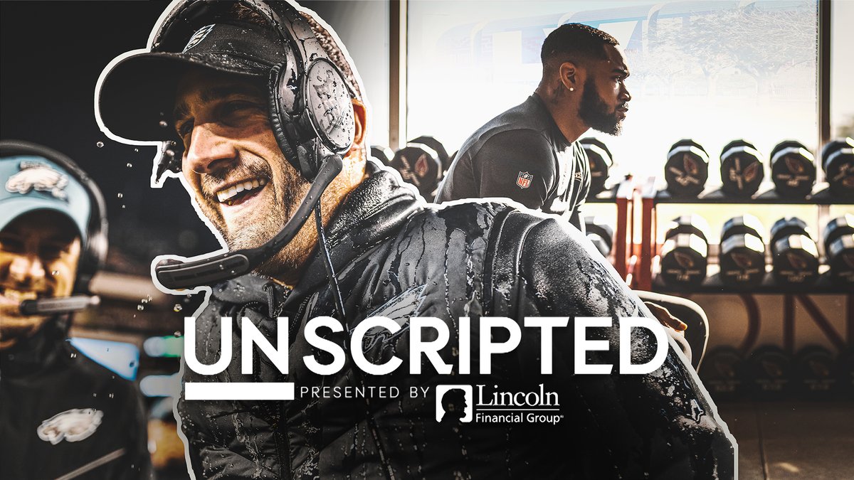 Let's handle our business Episode 10 of Unscripted coming TODAY. LF | #FlyEaglesFly