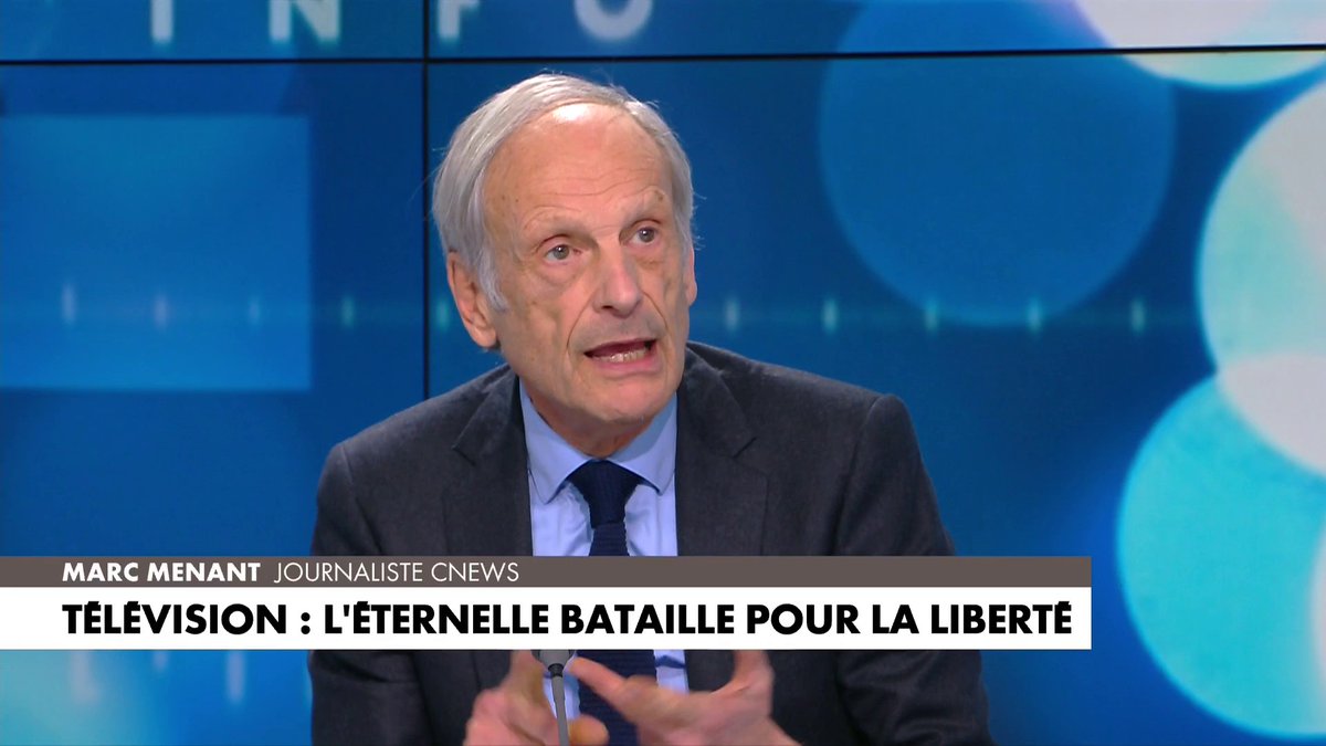 Marc Menant sur la liberté de parole à la télévision : «Le pouvoir politique n'a cessé d'exercer son poids et fait en sorte que les propos soient au moins lissés d'une certaine façon» #Facealinfo