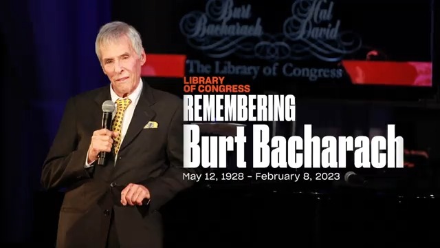 Today we learned of the passing of the legendary Burt Bacharach. Burt &amp; Hal David received the Library of Congress #GershwinPrize in 2012. More than ever today we treasure this moment, when Burt accepted the award from Pres. Barack Obama &amp; spoke about how much it meant to him.