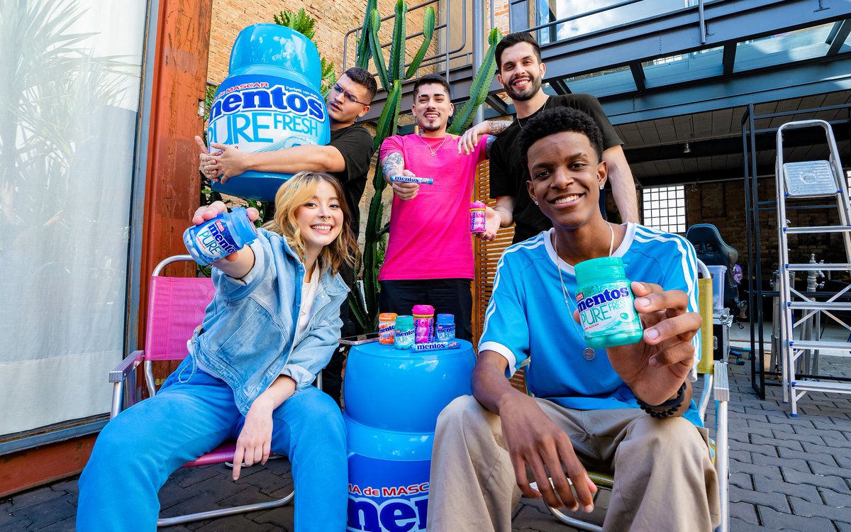 2023 vai ser um ano com muitos desafios e olha quem chegou com tudo pra dar aquele refresh 💚 Seja bem-vindo, Mentos Brasil 🐉! MENTOS NA LOUD