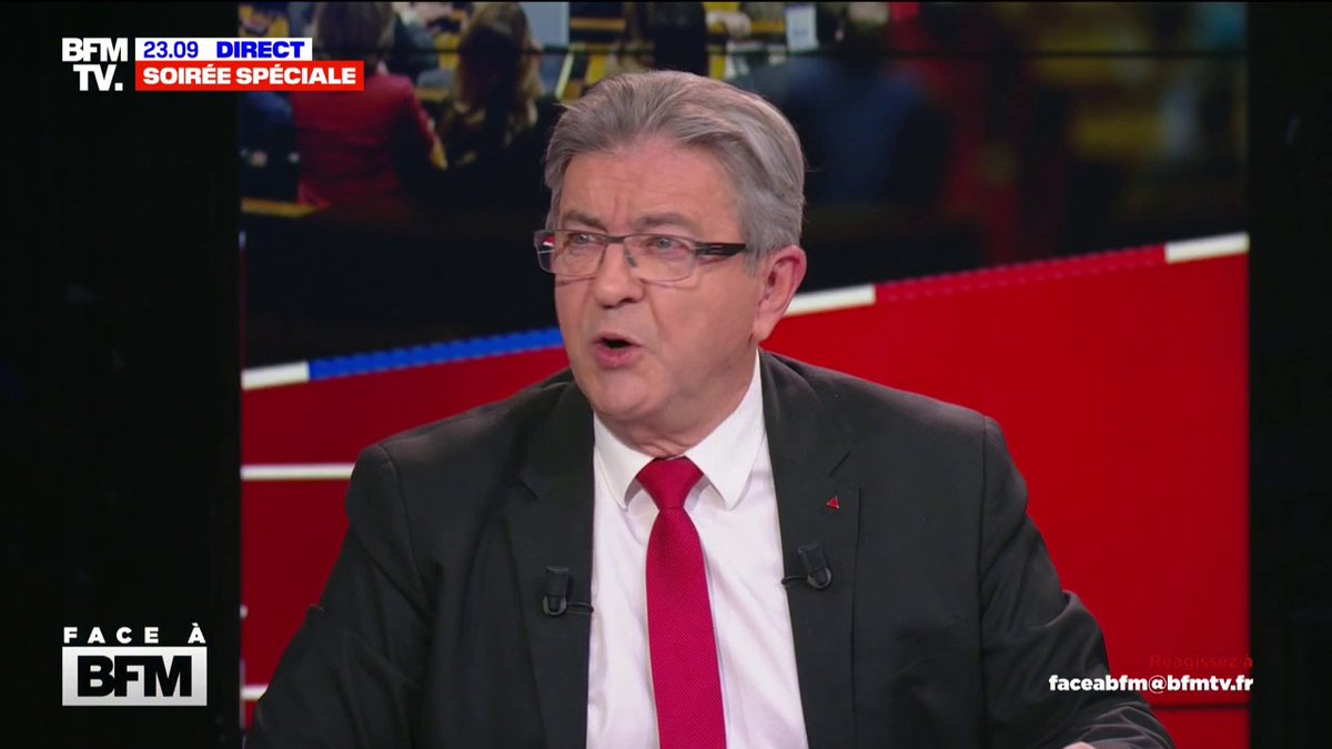 "Foutez-lui la paix": après avoir défendu Adrien Quatennens, Jean-Luc Mélenchon quitte le plateau de BFMTV