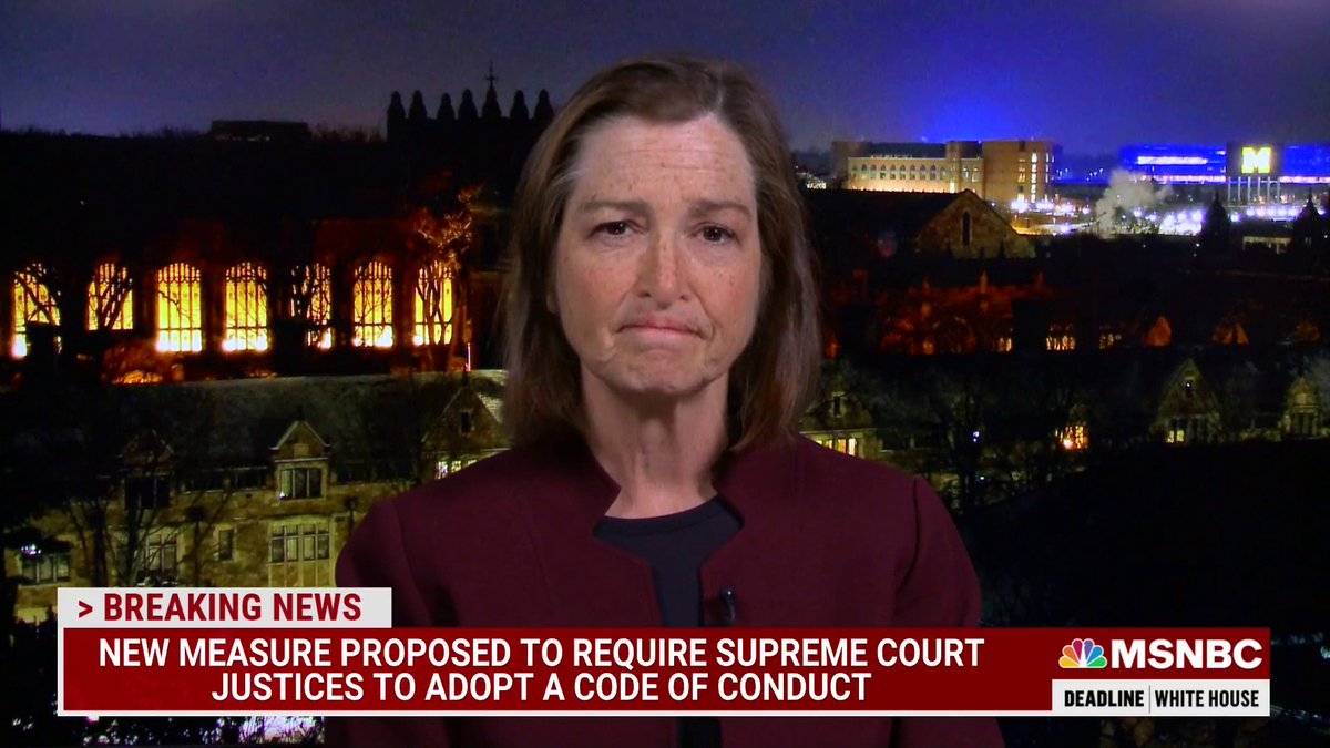 "When you are fish, you don't realize you're swimming in water. I don't think they can see what the rest of us can see...it's so important that the public have confidence that the judiciary is making decisions based on fact and law" Barb McQuade w/ Nicolle Wallace