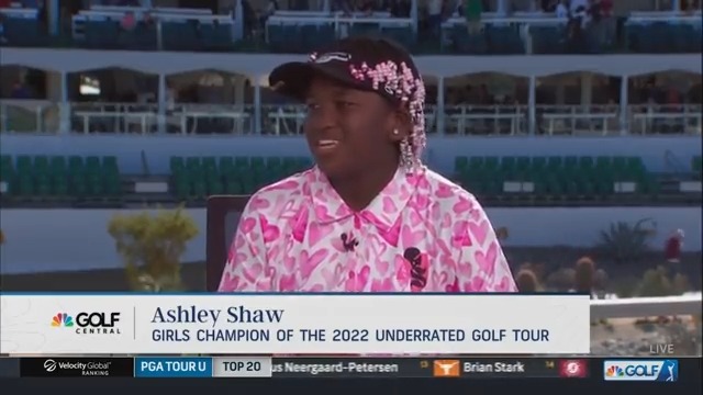 Our first-ever girls division Curry Cup champion, Ashley Shaw, joined @golfchannel to discuss her experience with Underrated Golf, her victory at @tpchardingpark and much more!
