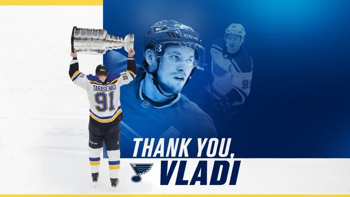 Thanks for the memories, Vladimir Tarasenko. #stlblues