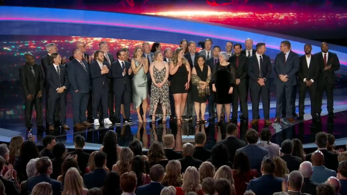 An incredible moment recognizing these heroes. ❤️💙 📺: #NFLHonors on NBC