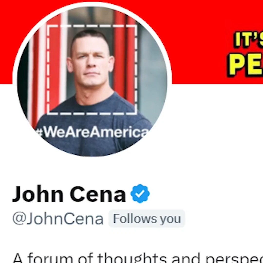 THE CHAMP IS HERE! Or at least on our Twitter followers list... John Cena we see you (and thanks for the follow!) #wwe + #sunnydundee = ❤️