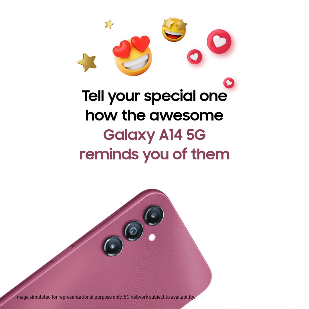 Awesome connection, awesome style, awesome vibe, awesome anything?? Tell us what your special one and the new #GalaxyA14 5G have in common and you could win big this Valentine’s. Hurry up! We are looking forward to your answers in the comments below. Contest closes 14 Feb 2023.
