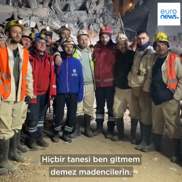 "Biz madenci olduğumuz için gözümüzün kesmediği yere gireriz. Hiçbir madenci ben gitmem, acaba demez." Adıyaman'da gönüllü madenciler depremden 90 saat sonra enkazın 8 metre altına girerek depremzedeyi kurtardı