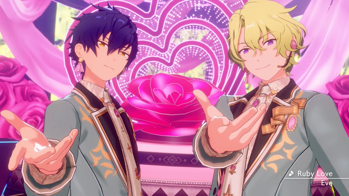 (9/9)【お知らせ】 さらに『Eve』が歌う『Ruby Love』も2曲目のイベント楽曲として同時に登場🎶 MVを先行公開します❗ MVはあんスタチャンネルでも公開中です🎶 イベント予告は2月12日にTwitterとアプリ内に掲載予定です♪ #あんスタ