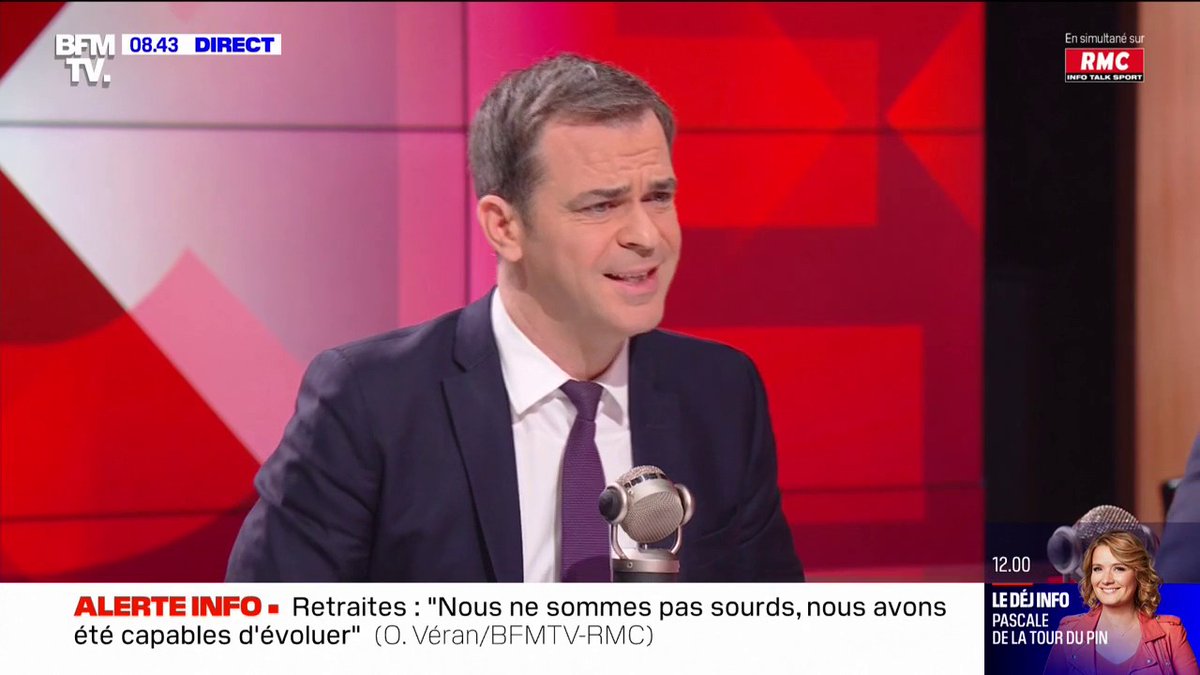 Olivier Véran (Olivier Véran) est vraiment EXCELLENT : « Jean-Luc Mélenchon est un homme de 71 ans qui fait partie des riches et qui explique que tous les Français doivent être pauvres et s'arrêter à 60 ans »