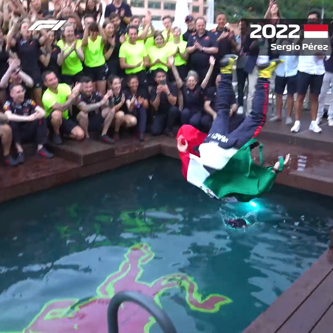 How would you celebrate after winning a race? #F1