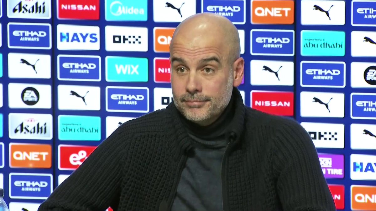 Pep Guardiola's 𝗘𝗫𝗣𝗟𝗢𝗦𝗜𝗩𝗘 press conference where he defends Manchester City against the Premier League charges 🔵💥