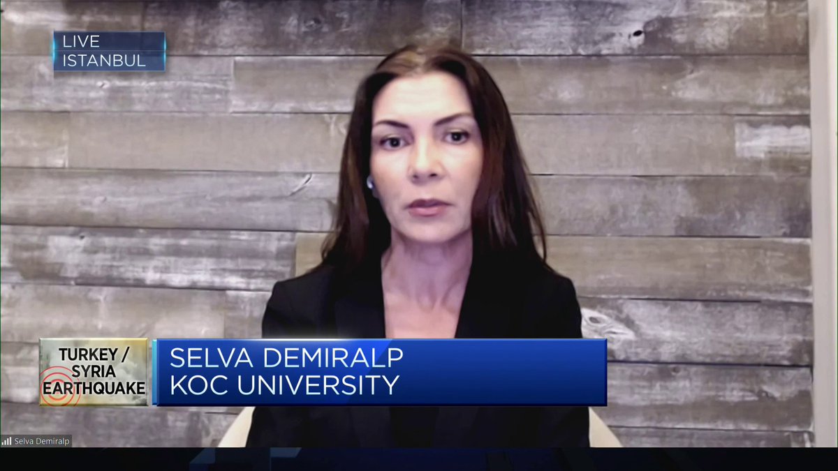 The damage from Turkey earthquake is 'excessive,' said Selva Demiralp, professor of Economics at Koc University.