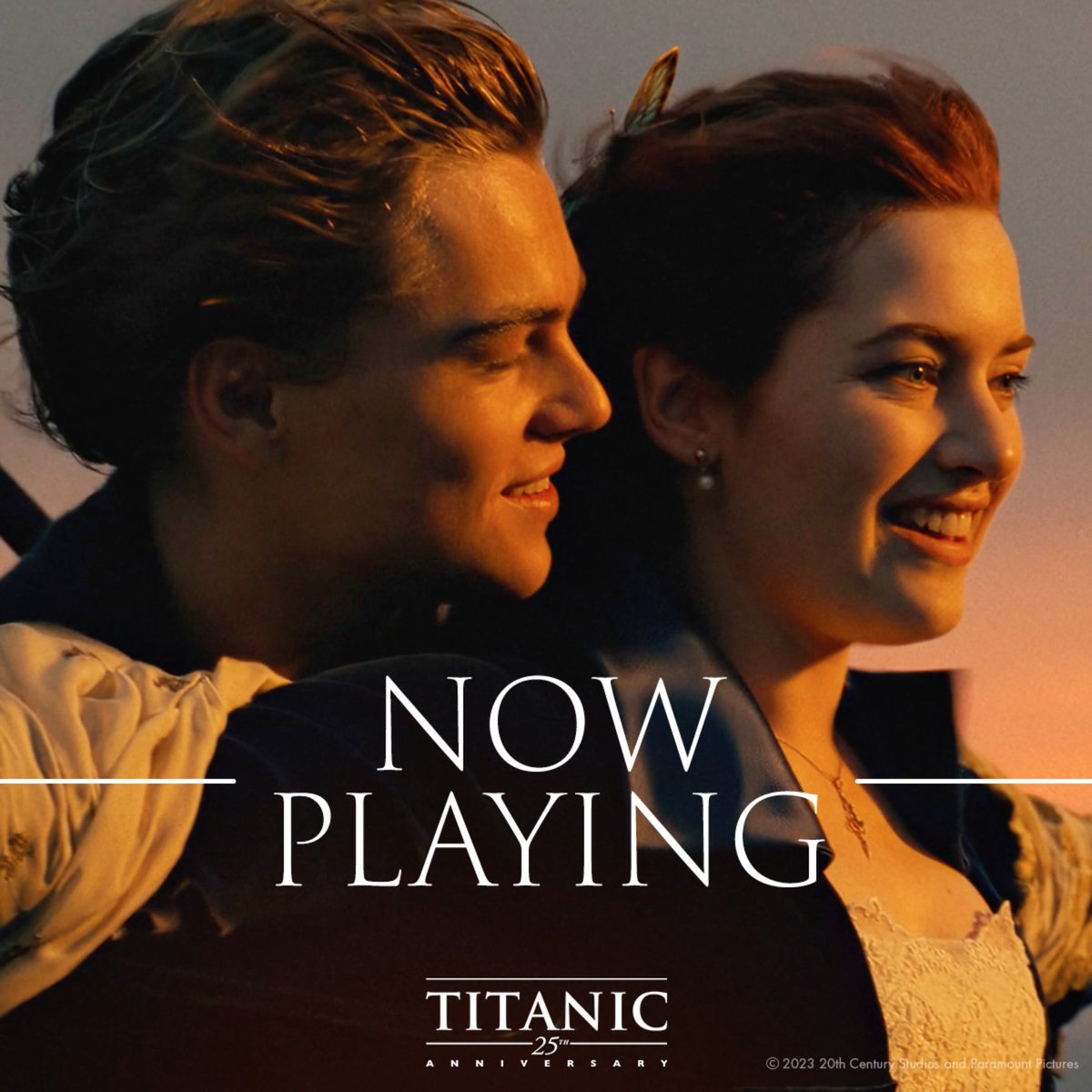 The time has come. ❤️️ Titanic is NOW PLAYING in theatres for an exclusive limited engagement.