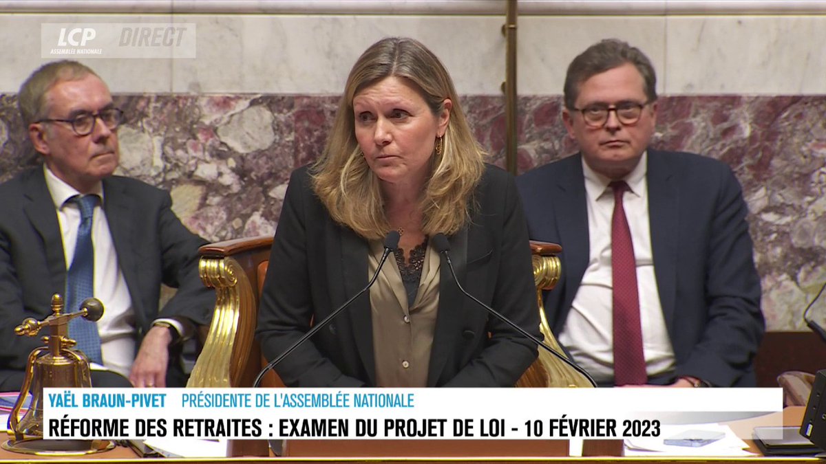 Ce que nous voyons dans nos débats n’est pas digne de l’Assemblée nationale. J’invite chaque député à se montrer à la hauteur de leur fonction, de cette enceinte et de l’ensemble des Français qui nous ont élus. #DirectAN