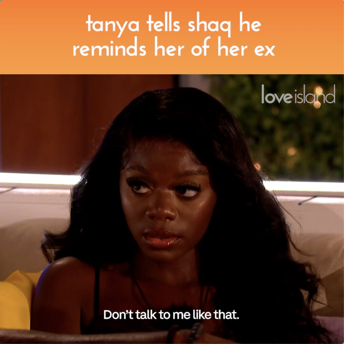 Have Tanya and Shaq hit the rocks? 😬 #LoveIsland