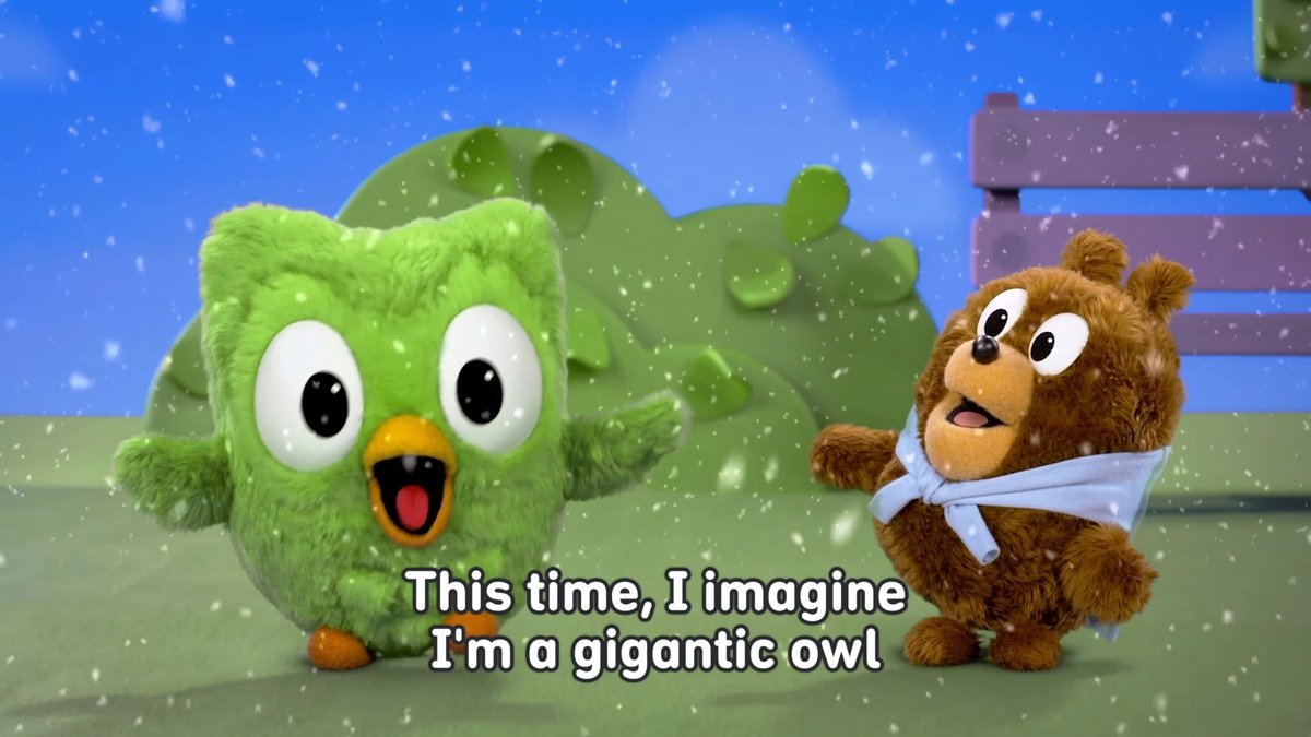 DID SOMEBODY SAY GIANT DUO? Duo and FoFo let their imaginations run wild in our new Duolingo ABC song, “Somebody Say FoFo!” Sing along to the full song at