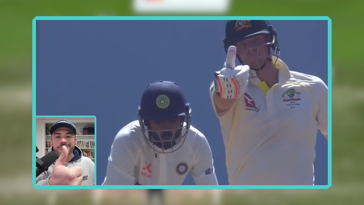 Steve Smith gives bowler thumbs up then gets bowled out, a breakdown