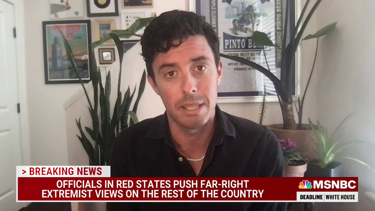 "People's rights are going to be extremely different based on what state you live in... that's a throwback to the 1960s... it's going to take people in red and purple states to push back against that" - Tim Miller w/ Nicolle Wallace