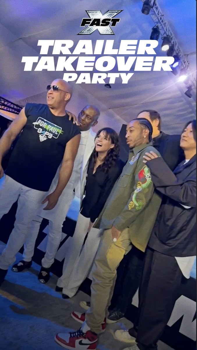 The Fast Fam always goes big. We went back to where it all started and took over Los Angeles for our # 1 fans and gave them the first look at our #FASTX trailer.