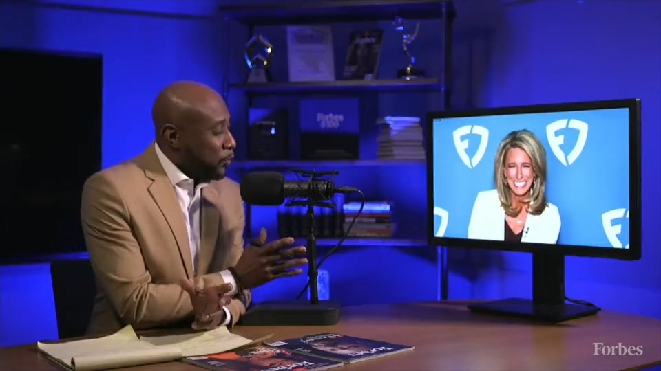 "We're projecting we'll take 17 million bets on the Super Bowl itself. That's more than double what we'd see last year." Amy Howe, CEO of FanDuel, joins Jabari Young on Forbes Talks to discuss online betting on the Super Bowl.