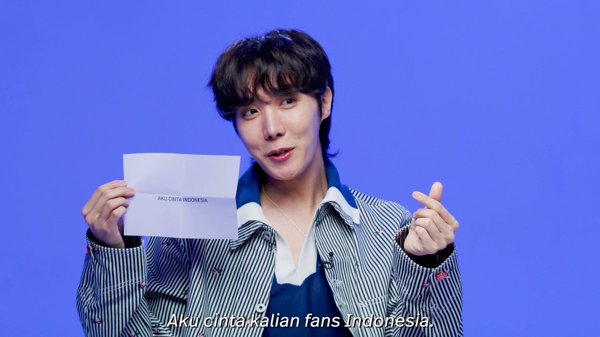 Kurang dari satu minggu lagi sampai bisa bertemu #jhope di #DisneyPlusHotstarID! Sambil menunggu yuk kita main tebak arti Bahasa Indonesia sama si gemas yang satu ini.😜 Hanya di #DisneyPlusHotstarID, streaming film dokumenter spesial #jhope IN THE BOX 17 Februari.