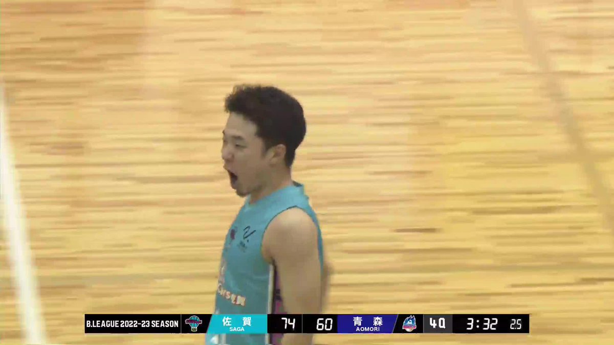 DFが来ても関係なし😤 佐賀#20 岸田のバスカンスリー！！ 岸田 篤生 【公式】佐賀バルーナーズ 🏀 📡バスケットLIVEで見逃し視聴 #Bリーグ