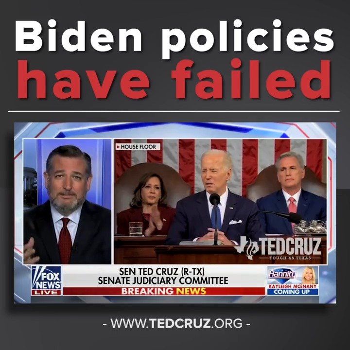 2 years into the Biden administration and I don’t think things could possibly be going worse! Biden’s agenda has been a disaster— inflation, crime, out-of-control illegal immigration!