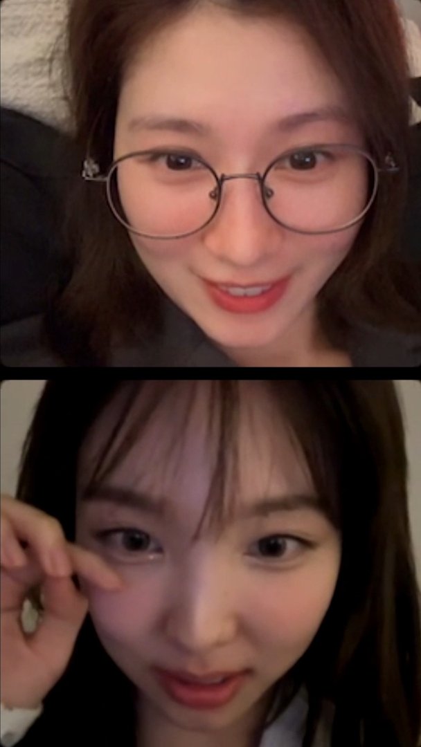 TWICE'S FIRST JOINT IG LIVE WITH SANAYEON 😭