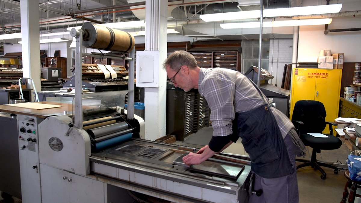 Taking a look at Arion Press, a San Francisco-based printing press company that is one of the last of its kind
