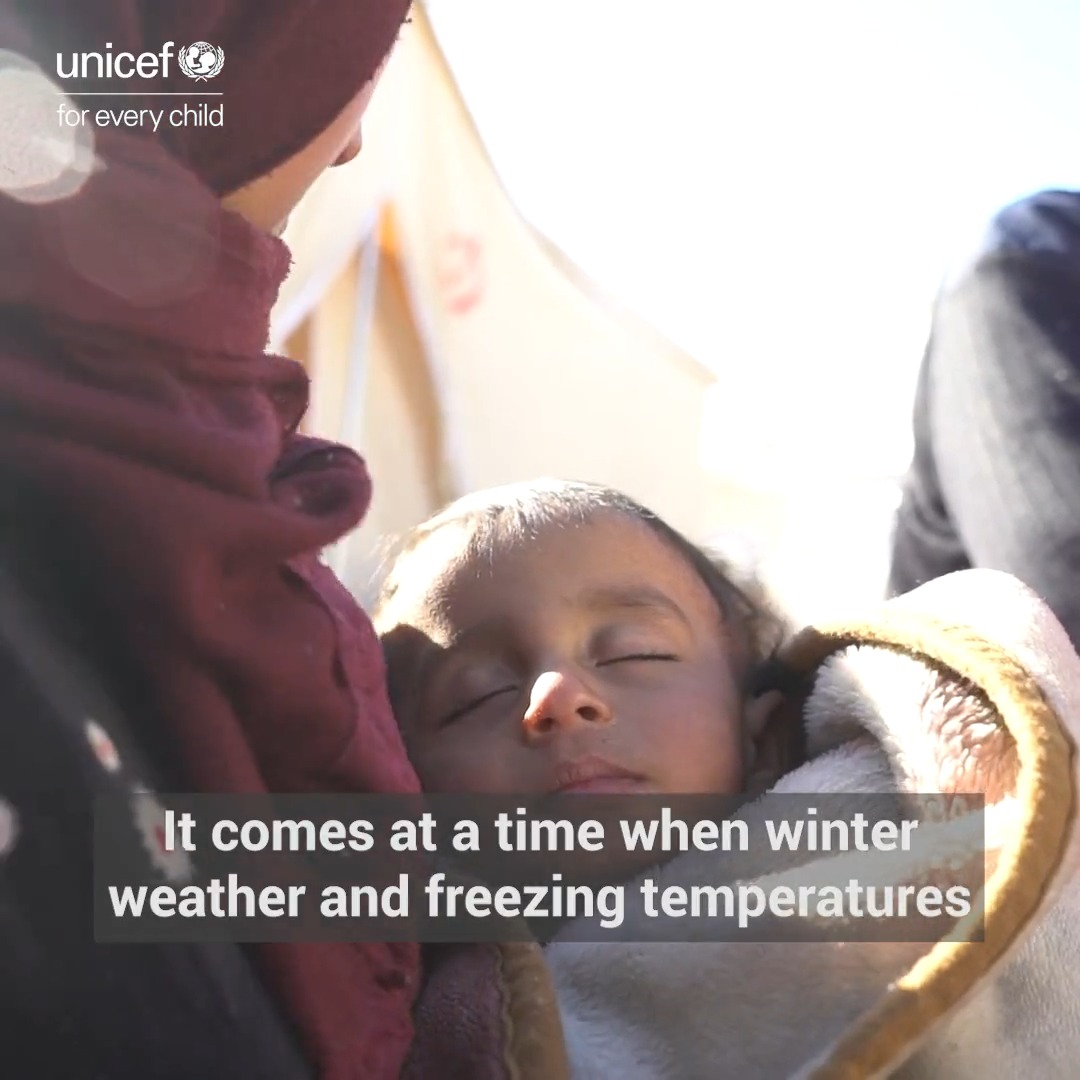 The humanitarian needs from the earthquakes in Syria and Türkiye are immense. Children and families devastated by this catastrophe will continue to count on our collective support. We cannot let them down.
