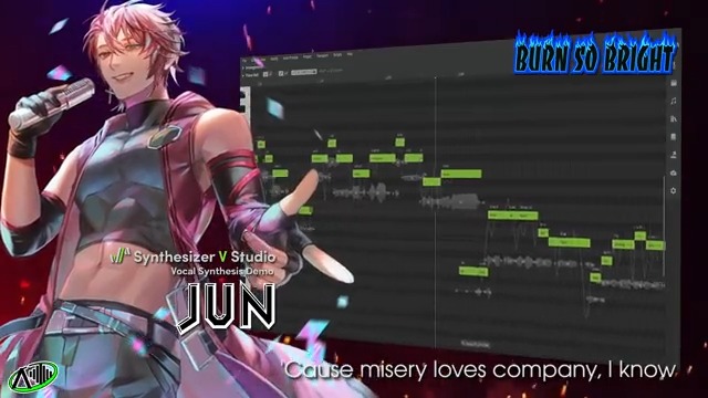 🔥Burn So Bright💥 Introducing the All New Virtual Vocalist JUN for Synthesizer V Studio! Experience his bright and powerful vocals for yourself in this rockin' debut!🎵 Now available for pre-order! #SynthV_JUN #AUDIOLOGIE