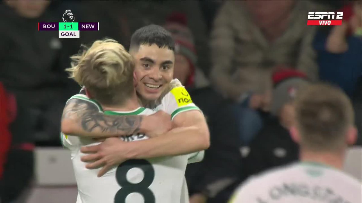El décimo tanto oficial de Miguel Almirón en la Premier League 2022/23. 🤩🇵🇾 Grande, Miggy.