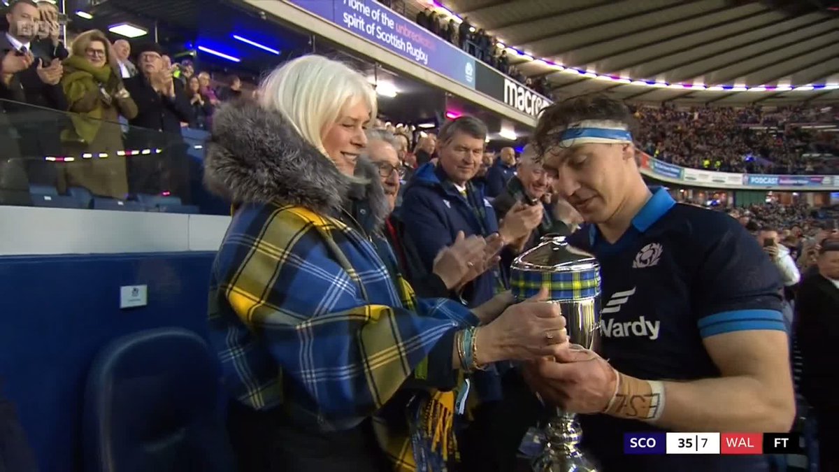 Scotland did it for Doddie. 💙💛 #SCOvWAL #BBCRugby #SixNations